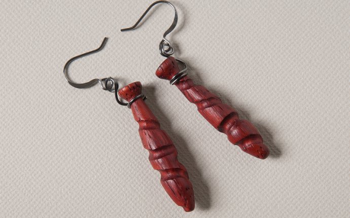 Handmade Wooden Earrings (61