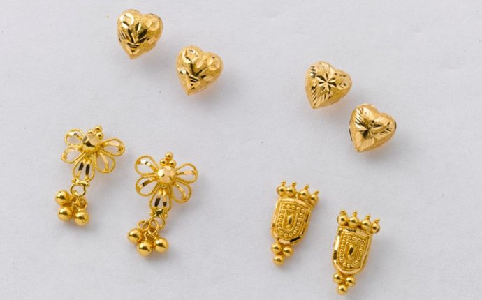 Beautiful Gold Earrings | Elegant Earrings | Pinterest | Gold