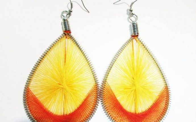 Earrings in engineering ganutell. - Simple Craft Ideas