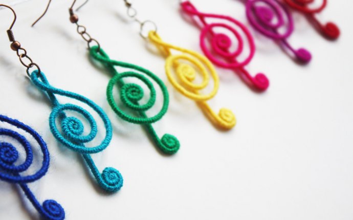 Treble Clef Earrings Music Note Earrings Musical Earrings