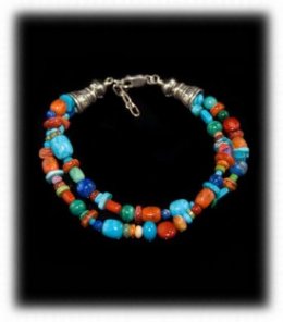 Gemstone Beaded Bracelet - Gemstone Jewelry