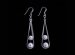 Sterling silver Bead earrings